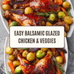 Balsamic Glazed Chicken and Veggies Recipe