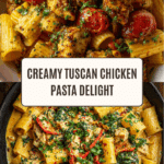 Tuscan Chicken Pasta Recipe