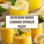 Mango Lemonade Sparkling Drink Recipe