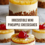 Mini Pineapple Upside-Down Cheesecakes Recipe