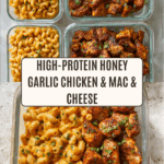 High-Protein Honey Garlic Butter Chicken with Mac & Cheese Recipe