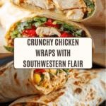 Crunchy Southwestern Chicken Wrap Recipe