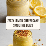 Lemon Cheesecake Smoothie Glass Recipe