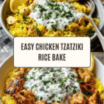 Easy Chicken Tzatziki Rice Bake Recipe