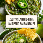 Cilantro-Lime Jalapeño Salsa Recipe