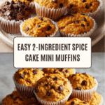 2-Ingredient Spice Cake Mix Mini Muffins Recipe