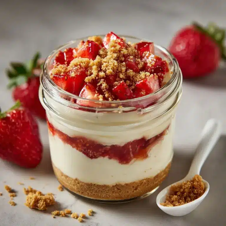 High Protein Cheesecake Jars Recipe