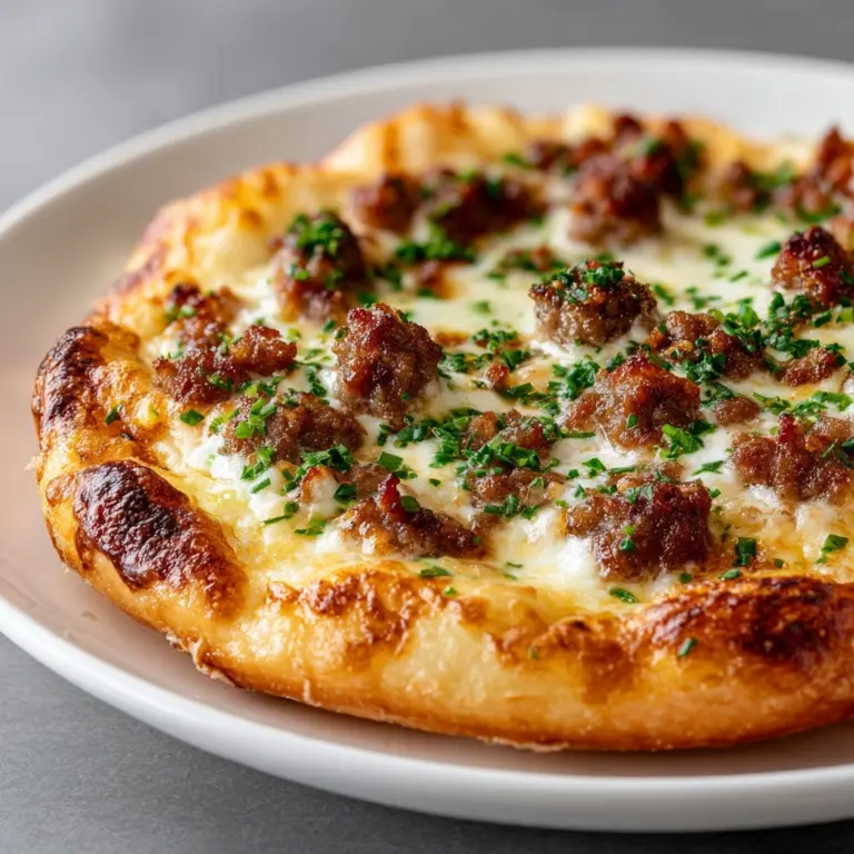 Biscuits and Sausage Gravy Breakfast Pizza Recipe