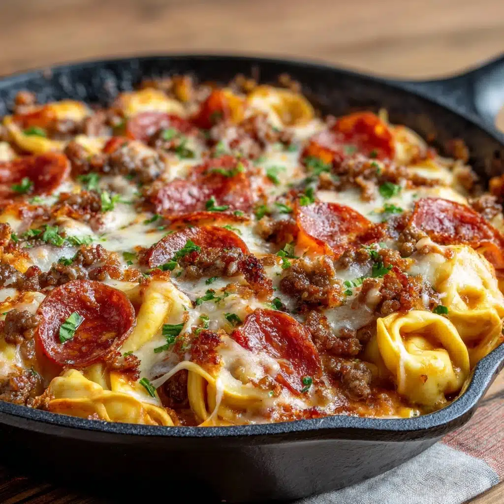 Meat Lovers Pizza Tortellini Recipe - Recipe Image