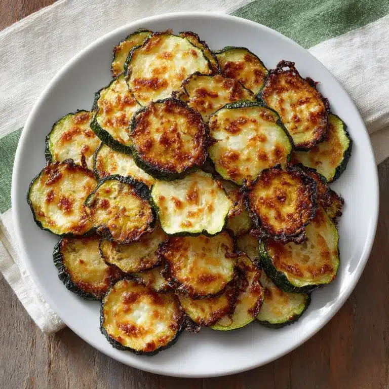Crispy Baked Zucchini Chips Recipe