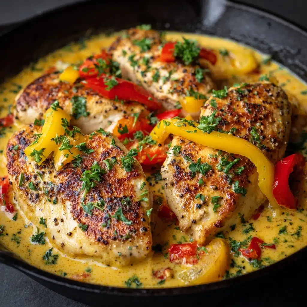 Creamy Pepperoncini Chicken Recipe - Recipe Image
