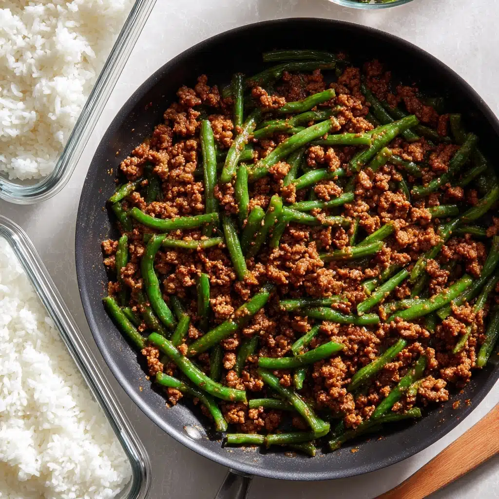 ASIAN CHILI GROUND TURKEY & GREEN BEAN BOWLS Recipe - Recipe Image