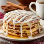 Cinnamon Roll Pancakes Recipe