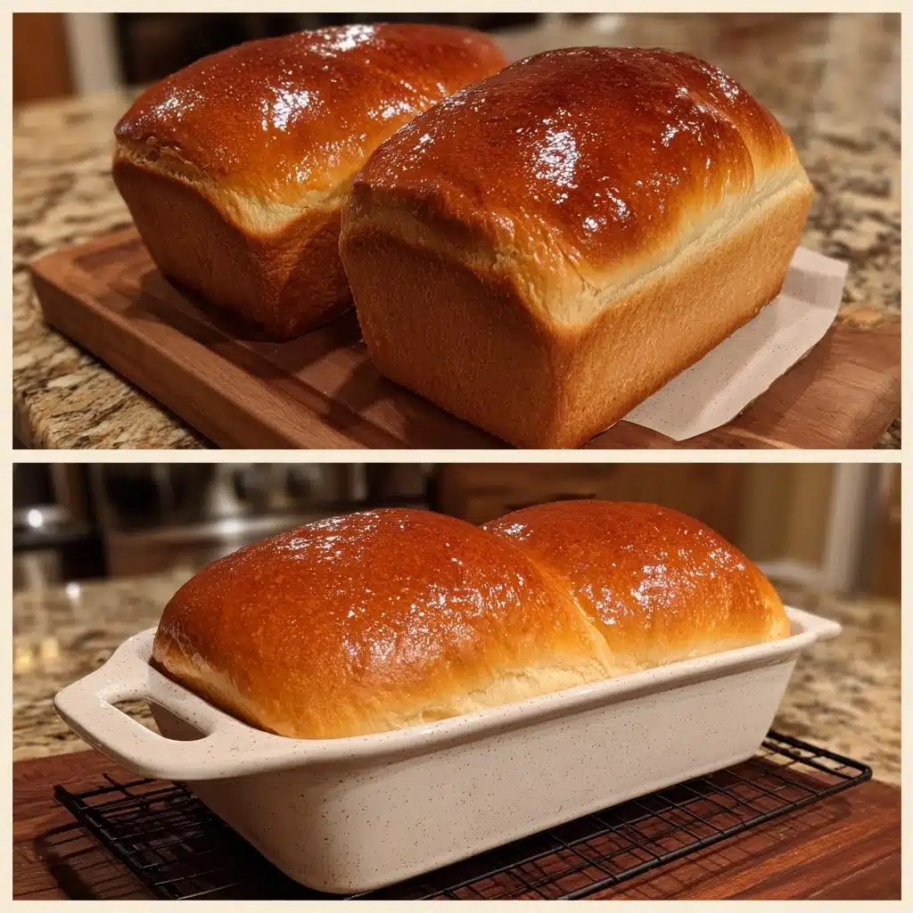 Homemade Amish White Bread Recipe - Recipe Image