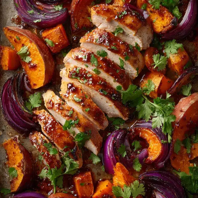 Spiced Brown Sugar Chicken and Sweet Potatoes Recipe