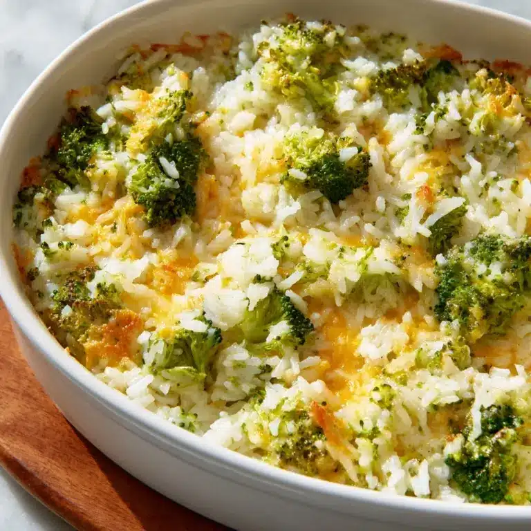Cheesy Broccoli Rice Recipe