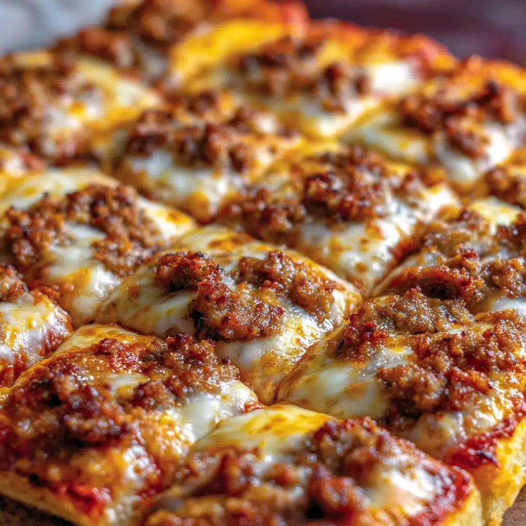 Homemade School Cafeteria Pizza Recipe - Recipe Image
