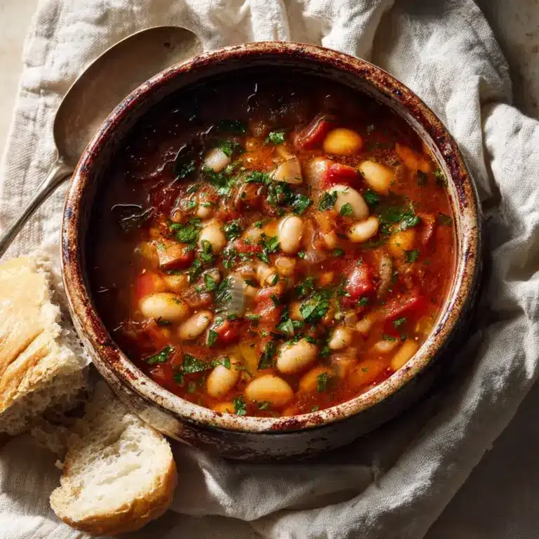 Vegan Serbian White Bean Soup (Pasulj) Recipe