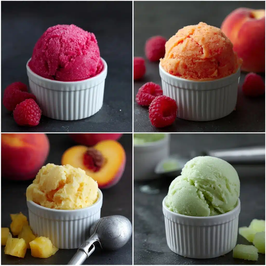 No Churn Easy Fruit Sorbet Recipe - Recipe Image