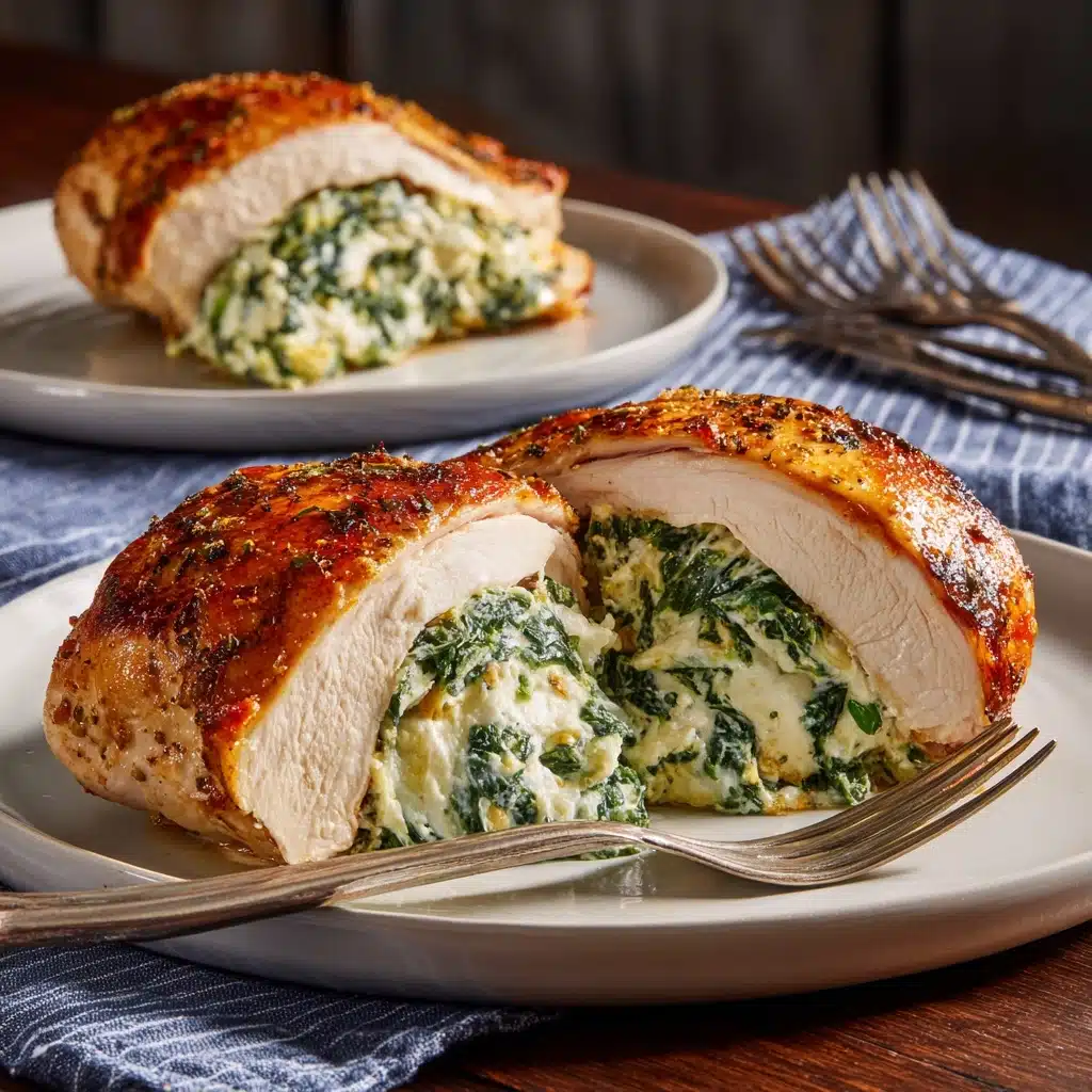 Spinach Stuffed Chicken Breasts Recipe - Recipe Image