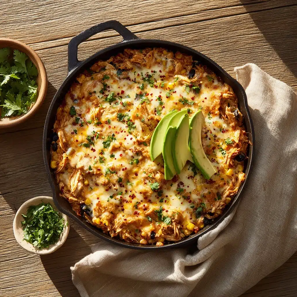 Salsa Verde Chicken & Rice Skillet Recipe - Recipe Image