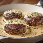 Hamburger Steaks in Creamy Dill SauceIngredients Recipe