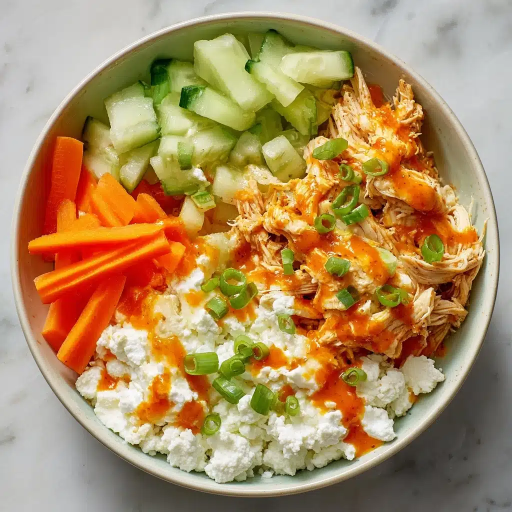 Buffalo Chicken Cottage Cheese Bowl Recipe - Recipe Image