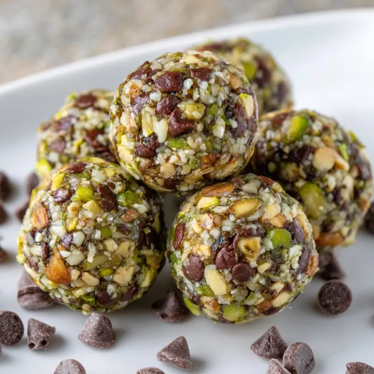 Mint Chocolate Chip Protein Balls Recipe