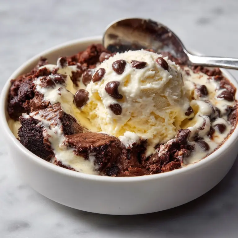 Brownie Bowl for Two Recipe