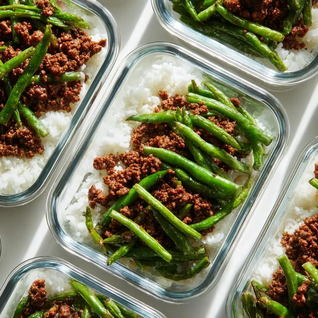 ASIAN CHILI GROUND TURKEY & GREEN BEAN BOWLS Recipe - Recipe Image