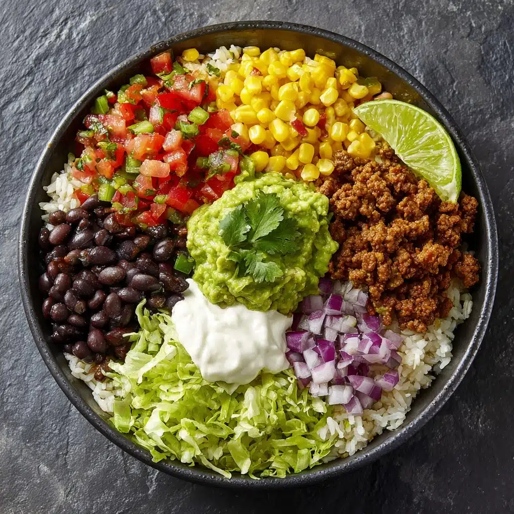 Ground Beef Burrito Bowl Recipe - Recipe Image