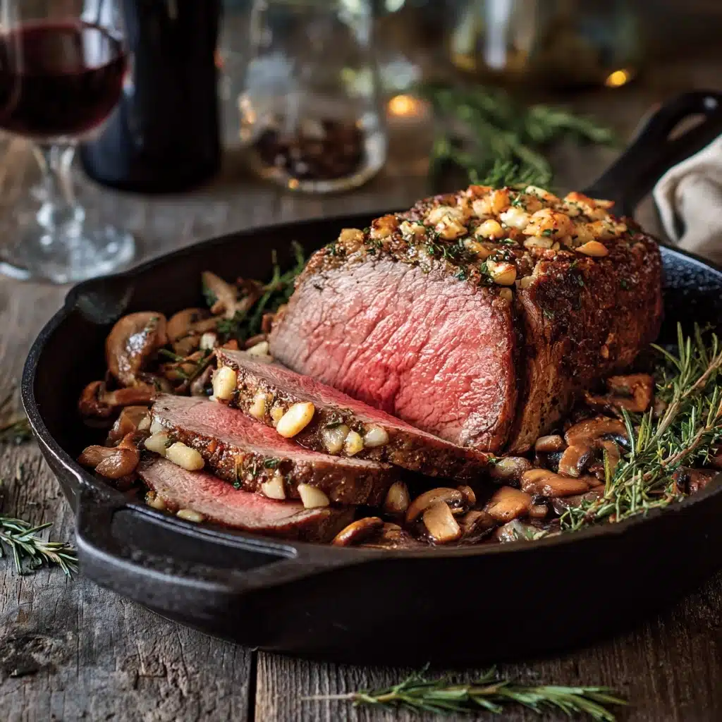 Rosemary and Garlic Roast Beef Recipe - Recipe Image