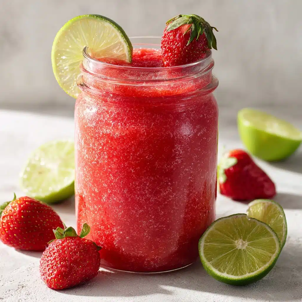Virgin Strawberry Daiquiris Recipe - Recipe Image