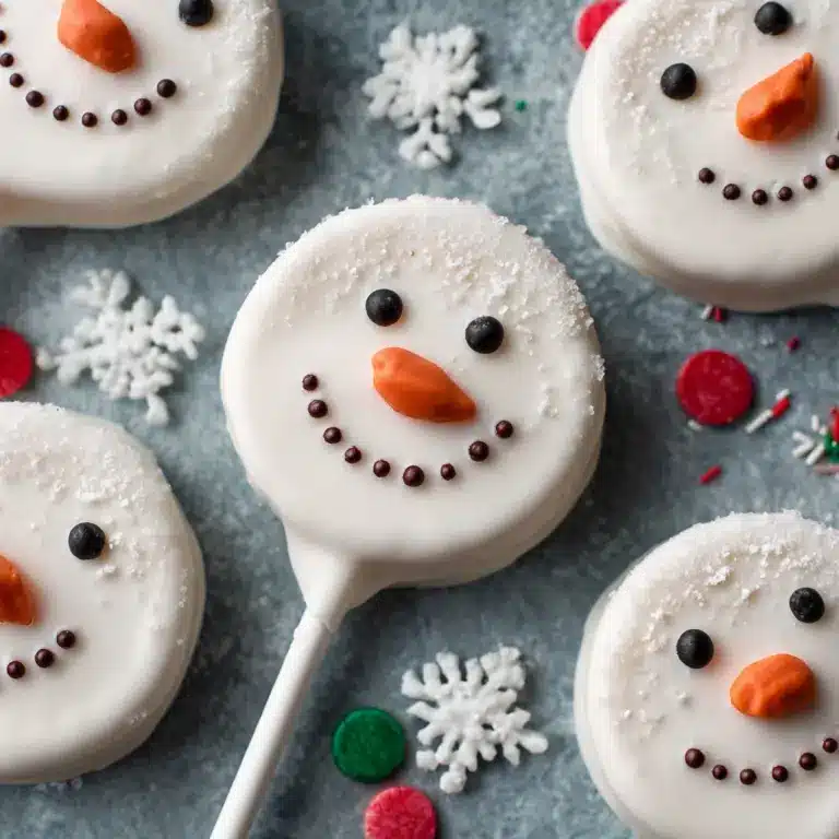 OREO Snowman Pops Recipe