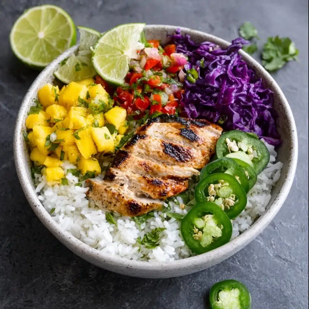 Blackened Fish Taco Bowls With Cilantro Lime Sauce Recipe - Recipe Image