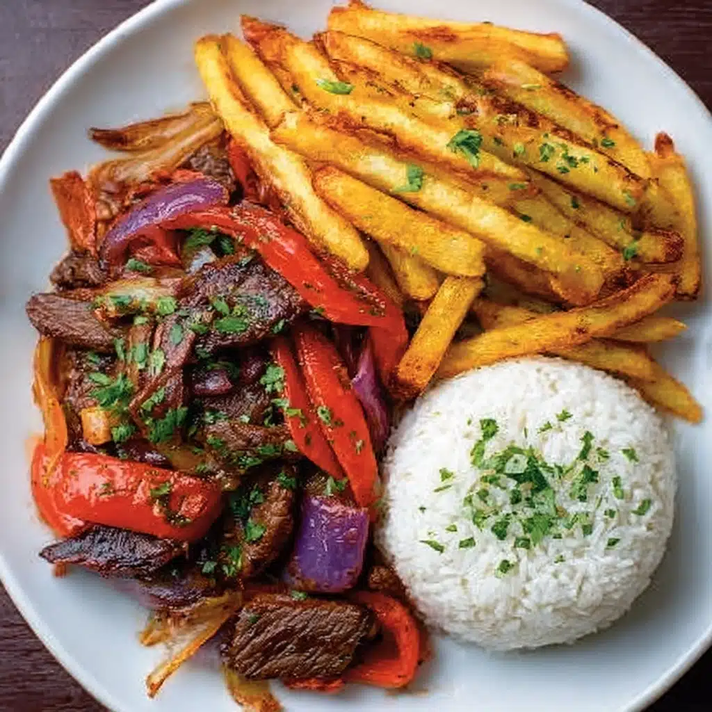 Lomo Saltado (Peruvian Beef Stir Fry) Recipe - Recipe Image
