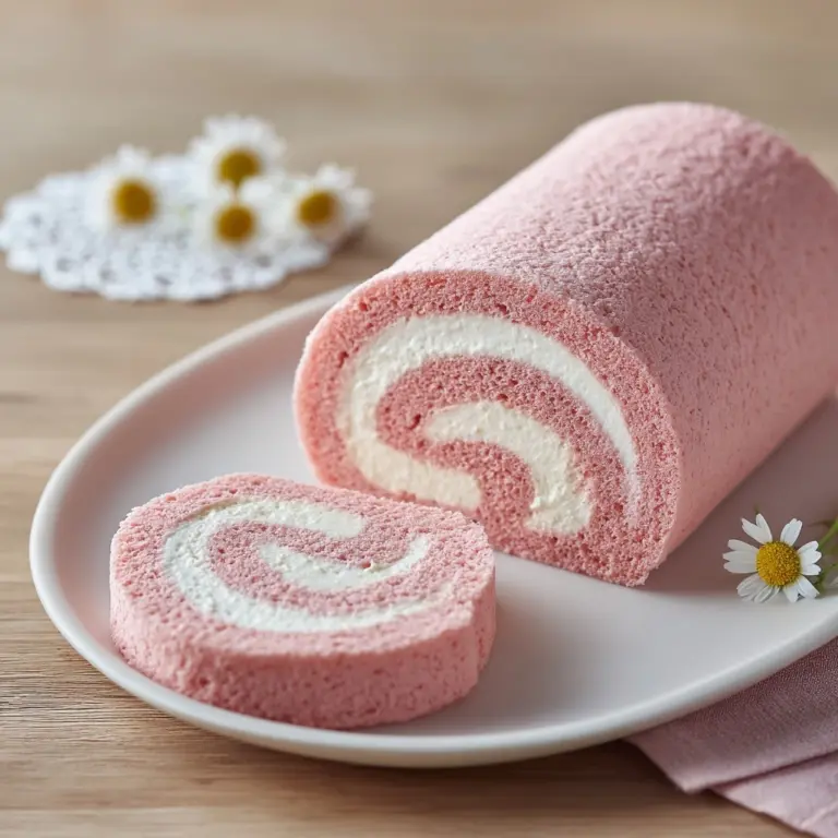 Japanese Cotton Candy Cake Roll Recipe
