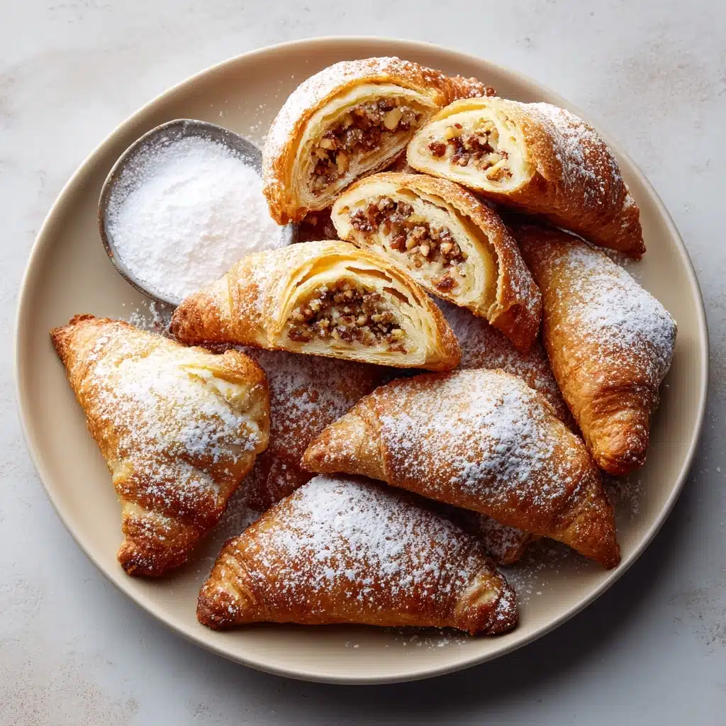 Honey, Cinnamon and Walnut Rugelach (Rogaliki) Recipe - Recipe Image