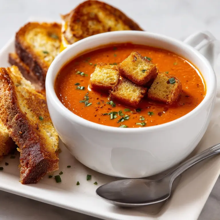 Roasted Tomato Basil Soup Recipe