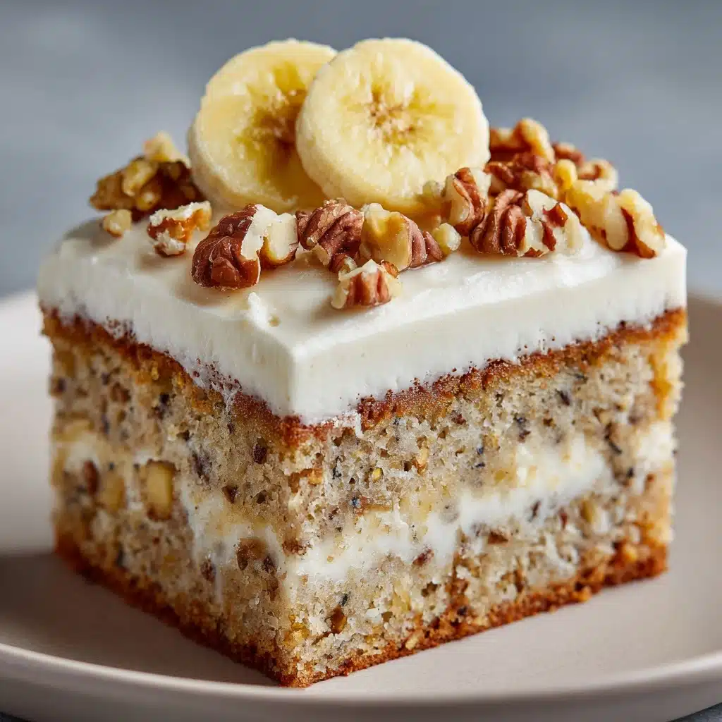 Amazing Banana Bread Cake with Cream Cheese Frosting Recipe - Recipe Image