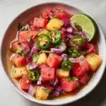 Spicy Watermelon Salad With Pineapple & Jalapeño Recipe
