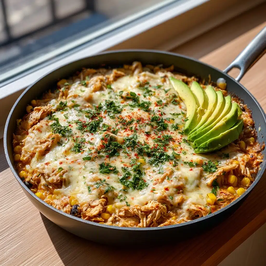 Salsa Verde Chicken & Rice Skillet Recipe - Recipe Image