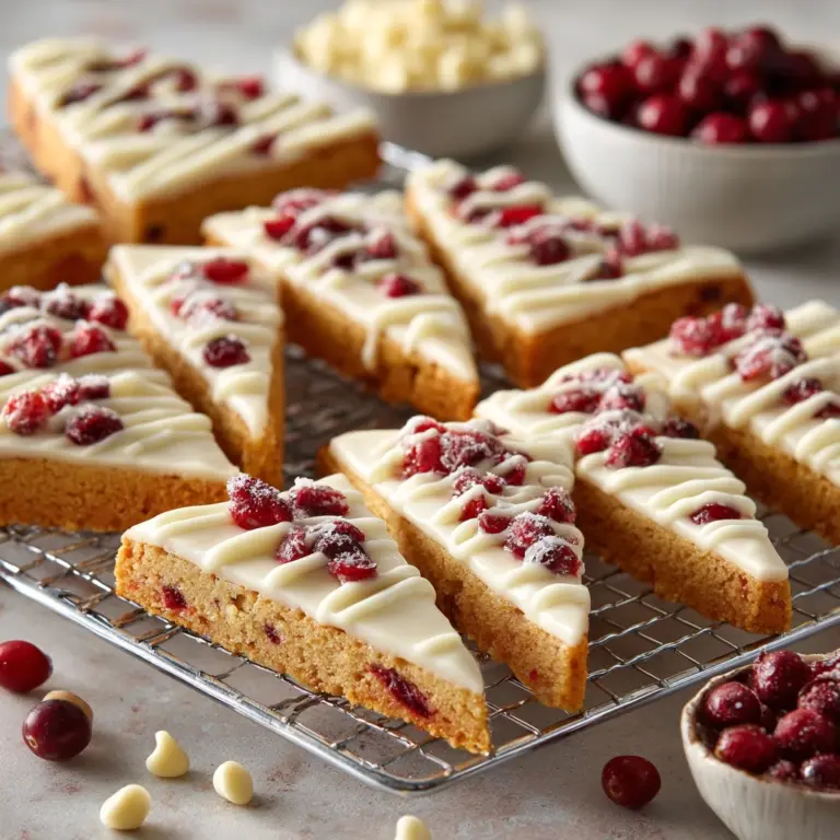 Cranberry Bliss Bars Recipe