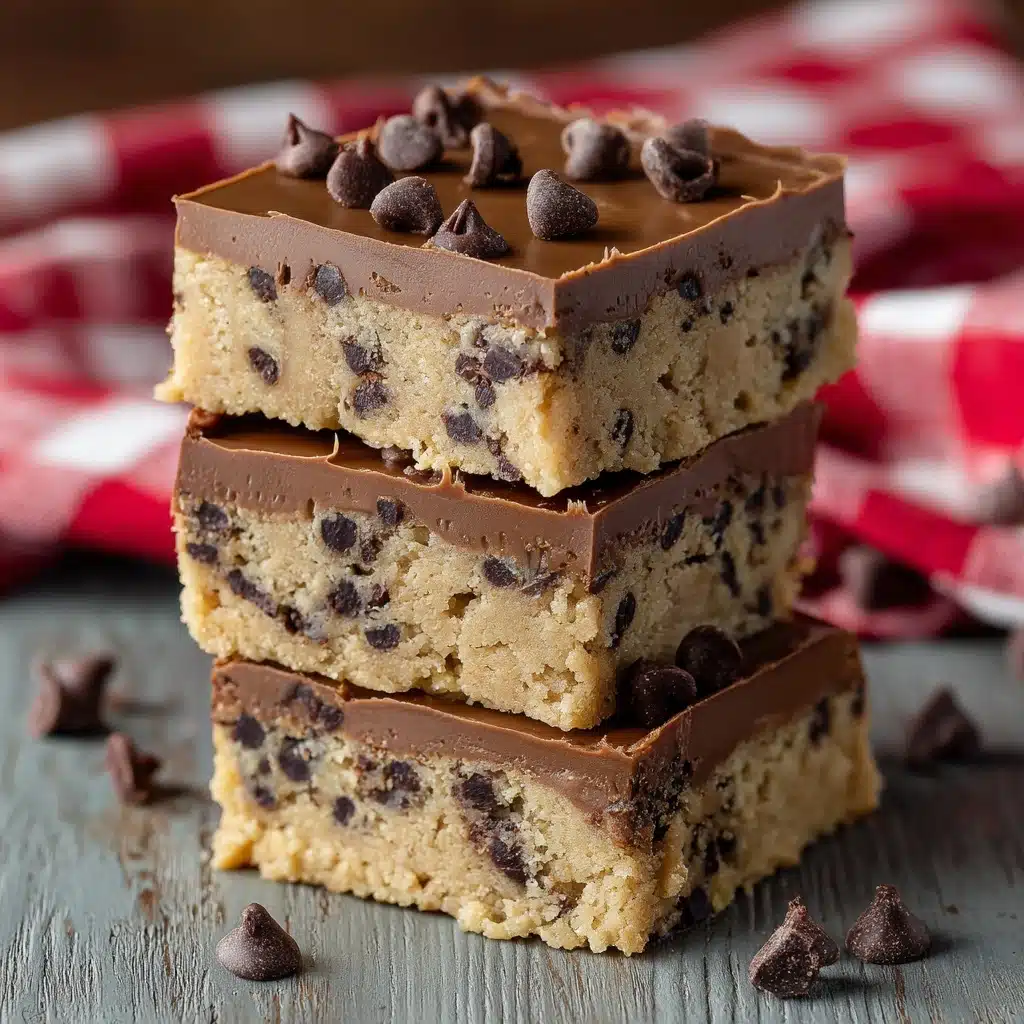 No Bake Cookie Dough Bars Recipe - Recipe Image