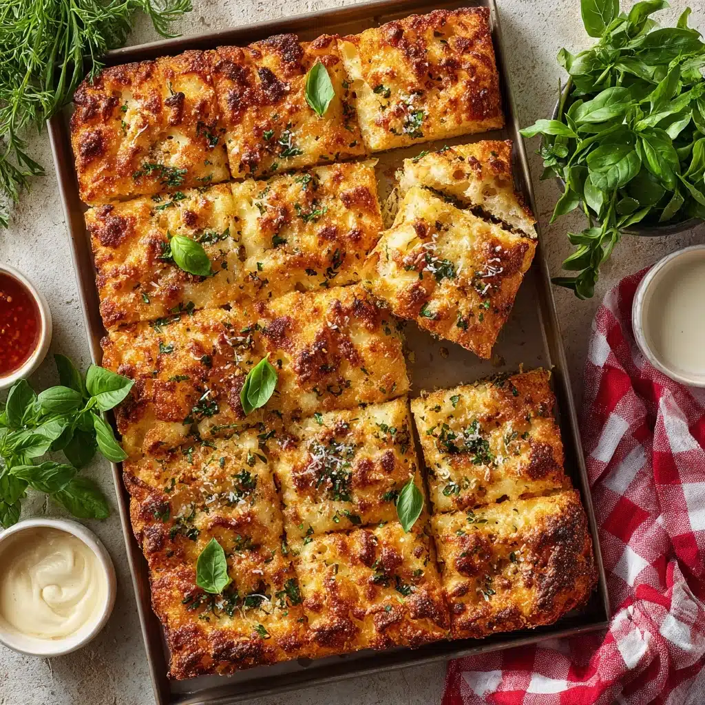 Quick and Easy Garlic Butter Stromboli Squares Recipe - Recipe Image