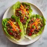Asian Style Ground Beef Lettuce Wraps Recipe