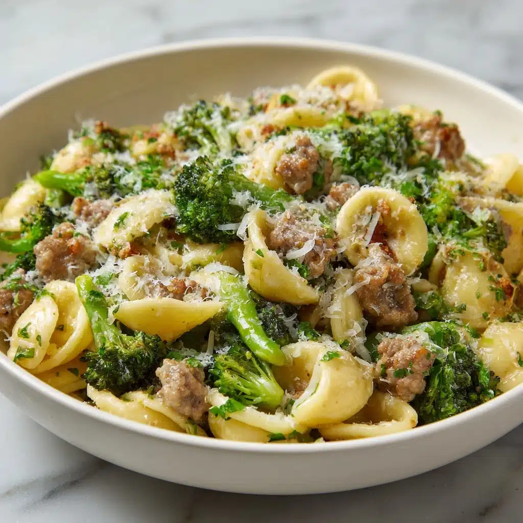Orecchiette with Sausage and Broccoli Recipe - Recipe Image