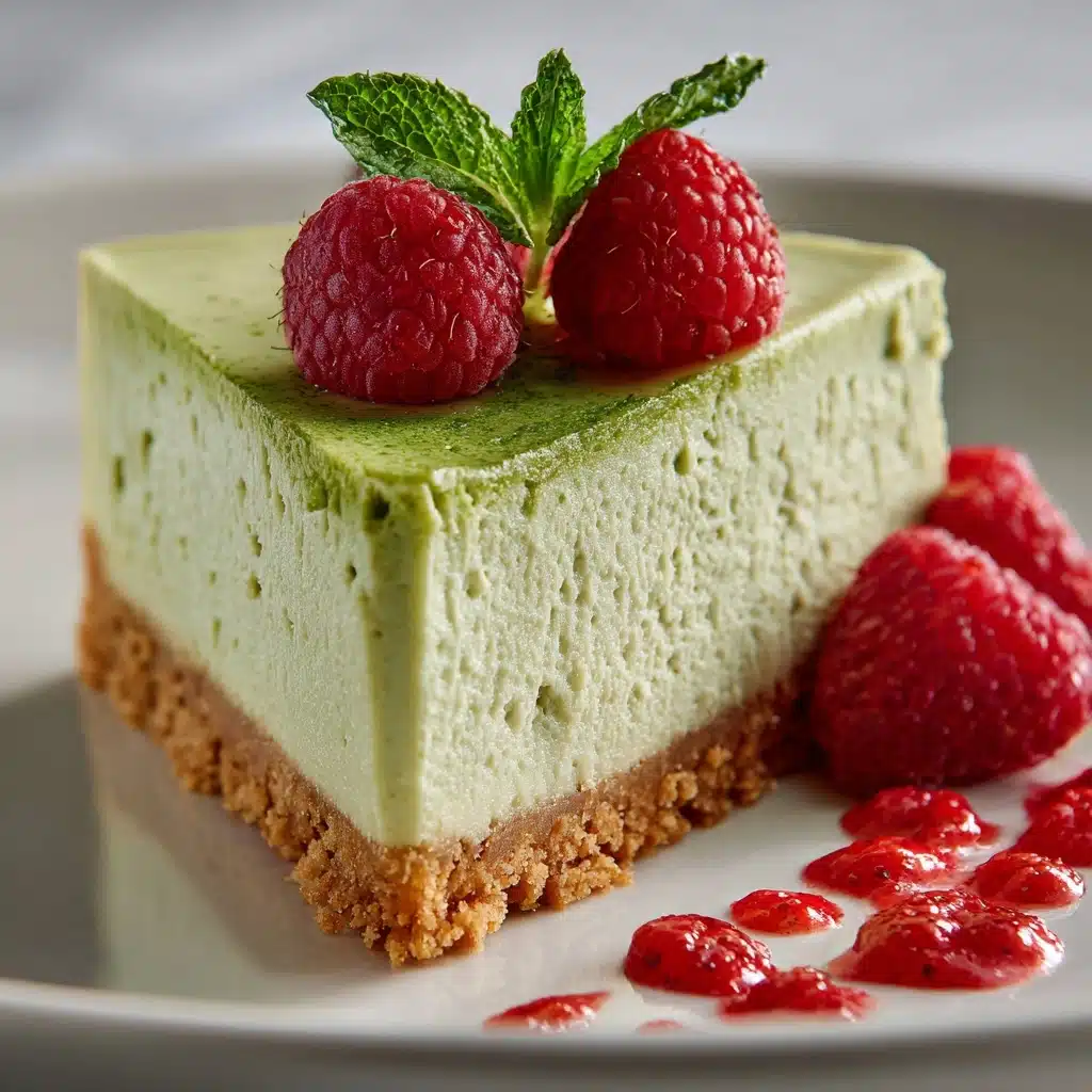 Original Matcha Japanese Cheesecake Recipe - Recipe Image
