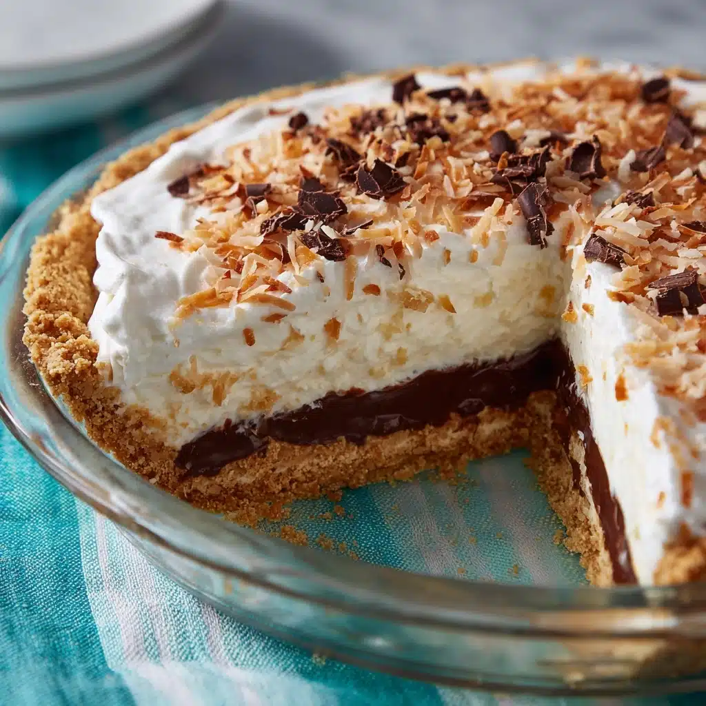 CHOCOLATE CHIP COCONUT PIE Recipe - Recipe Image