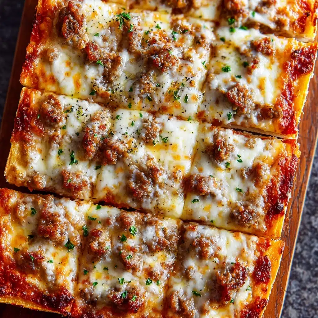 Homemade School Cafeteria Pizza Recipe